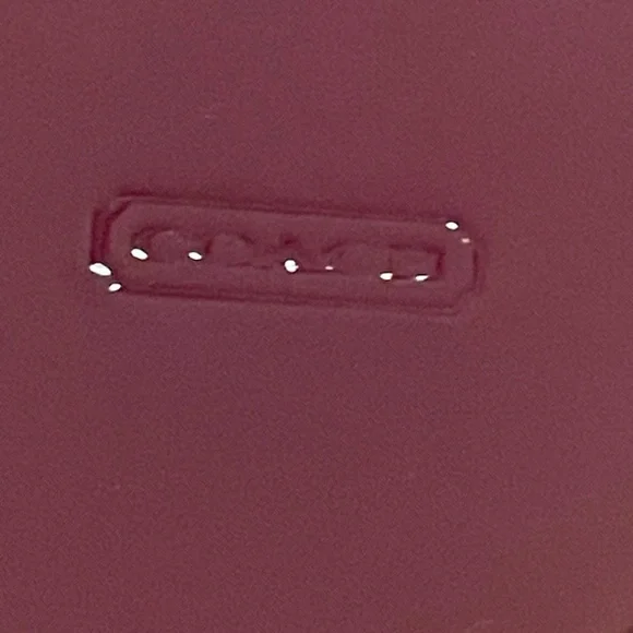 Vintage Coach Gold and Purple Heart Clip Small Picture Holder - Picture 13 of 16